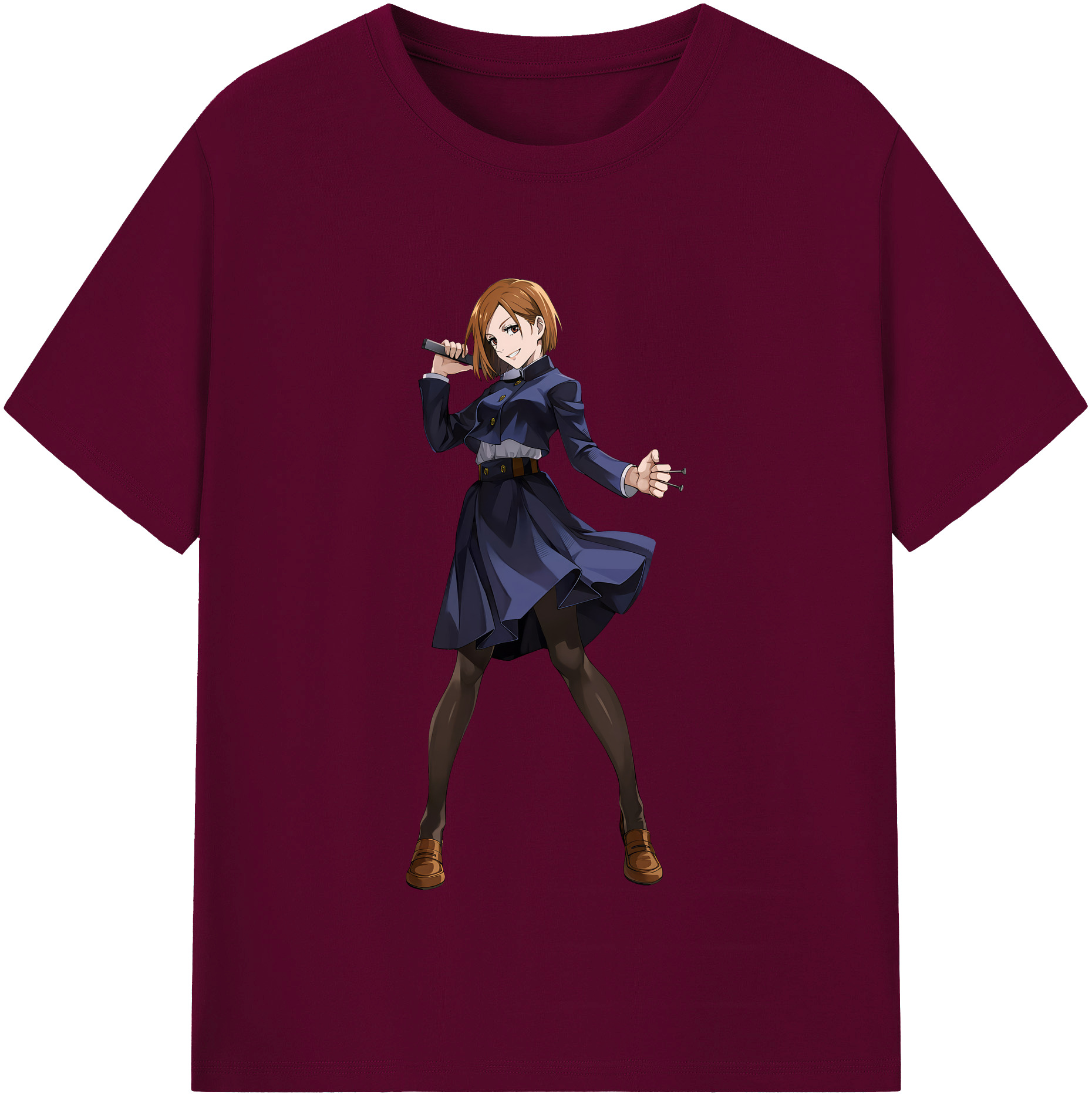 （画像用） 呪術廻戦 Jujutsu Kaisen レディースカジュアルプリントTシャツ（綿100％）